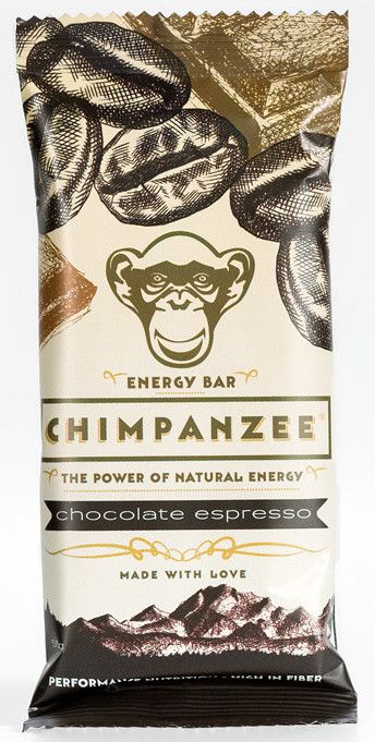 Chimpanzee energy bar chocolate/espresso